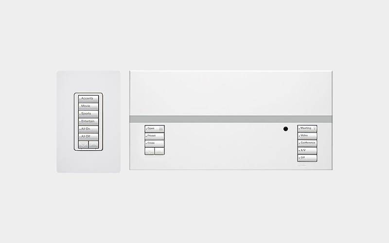Lutron shading control panel