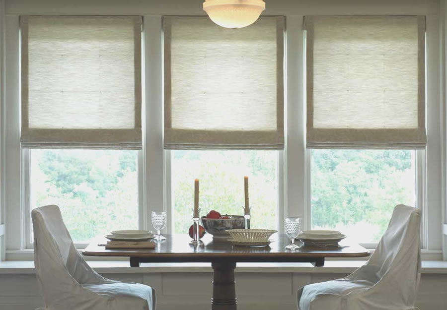 Lutron Roman Shades
