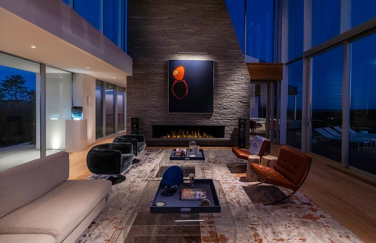 Living Room in the Evening