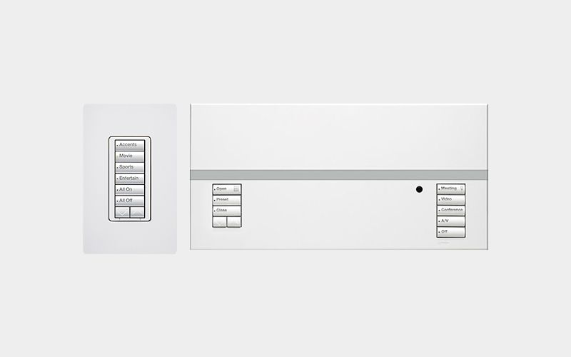 Lutron shading control panel